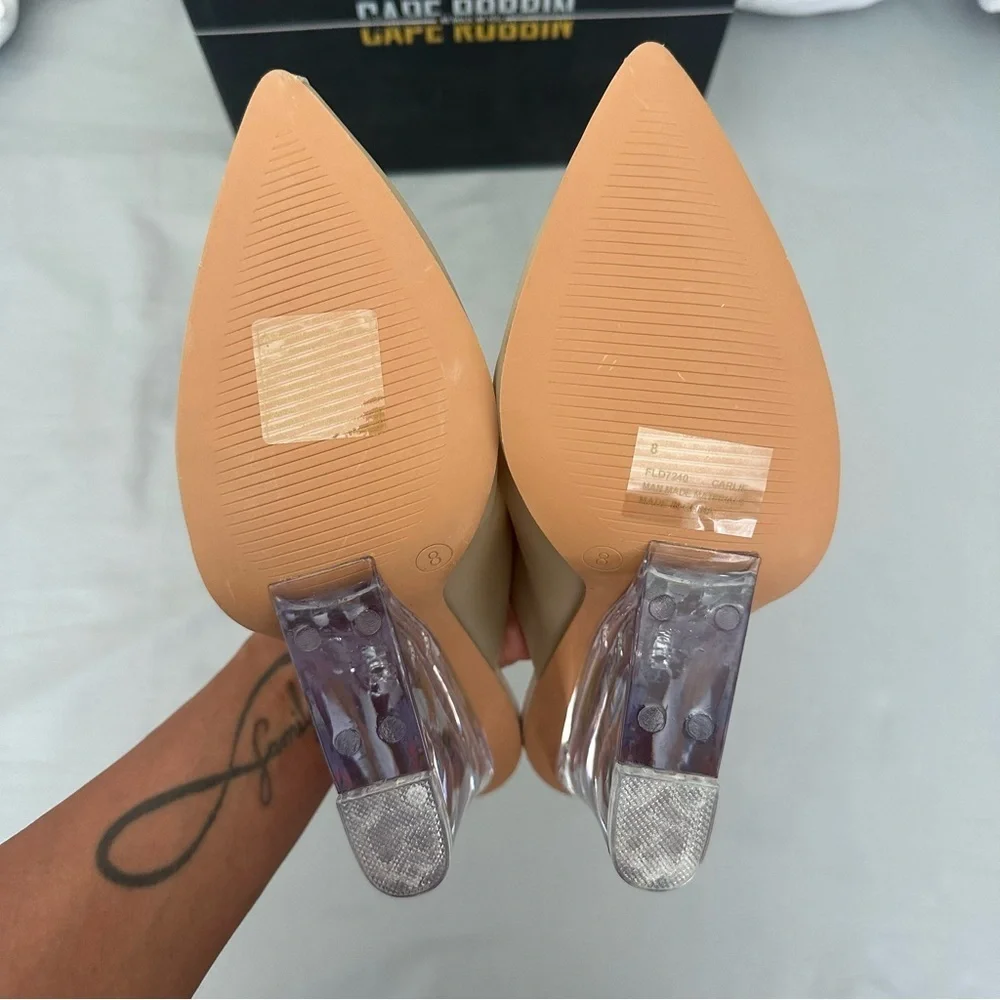 CAPE ROBBIN CARLIE WEDGE MULES